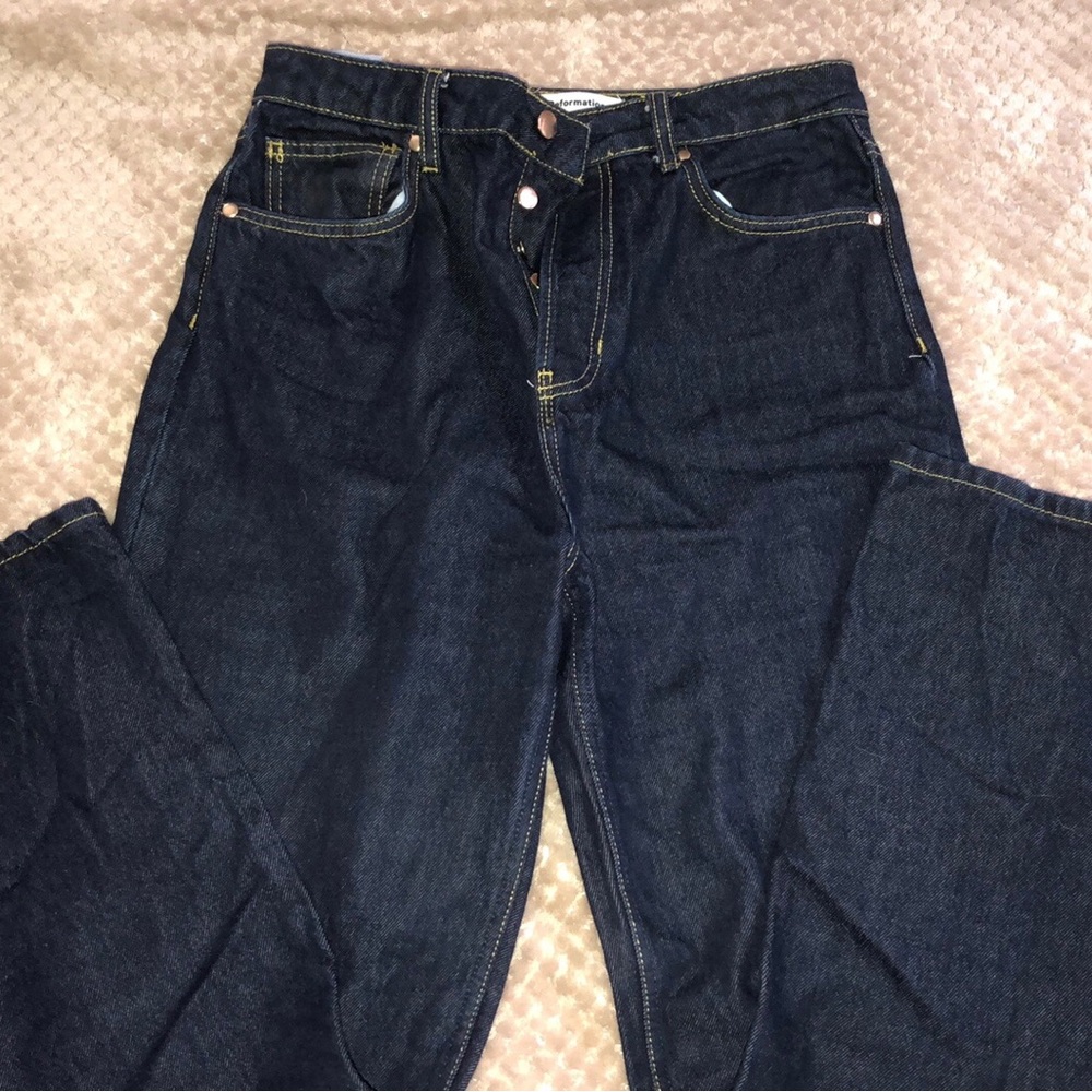 Reformation Cynthia High rise straight jeans 29